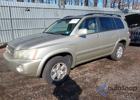 2003 Toyota Highlander Limited V6 from USA, damaged, VIN JTEHF21A330104972